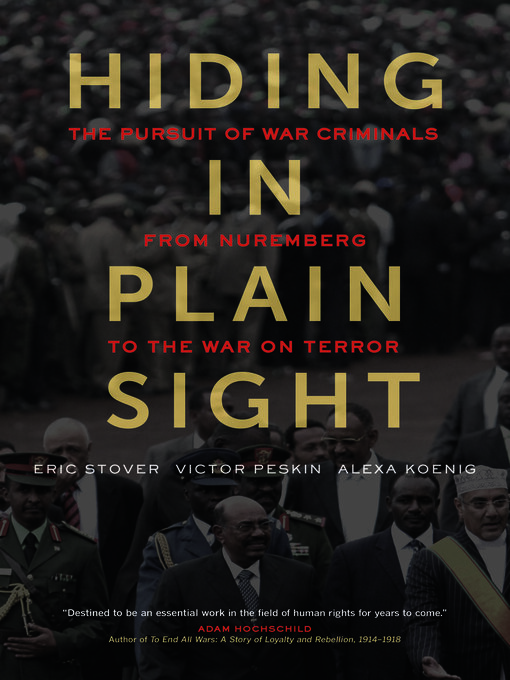 Title details for Hiding in Plain Sight by Eric Stover - Available